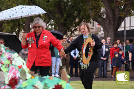 A wreath was laid on behalf of Cooinda.