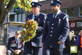 A wreath was laid on behalf of the Terang Country Fire Authority brigade.