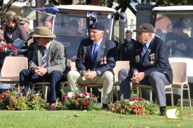 Veterans laid wreaths at the Anzac Day service in Terang.