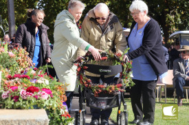Terang and Mortlake Health Service laid a wreath, with the support of Mount View residents and staff.