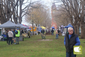 Visitors and locals alike enjoyed browsing the markets over the weekend, with both local crafts and Celtic-themed items on sale.