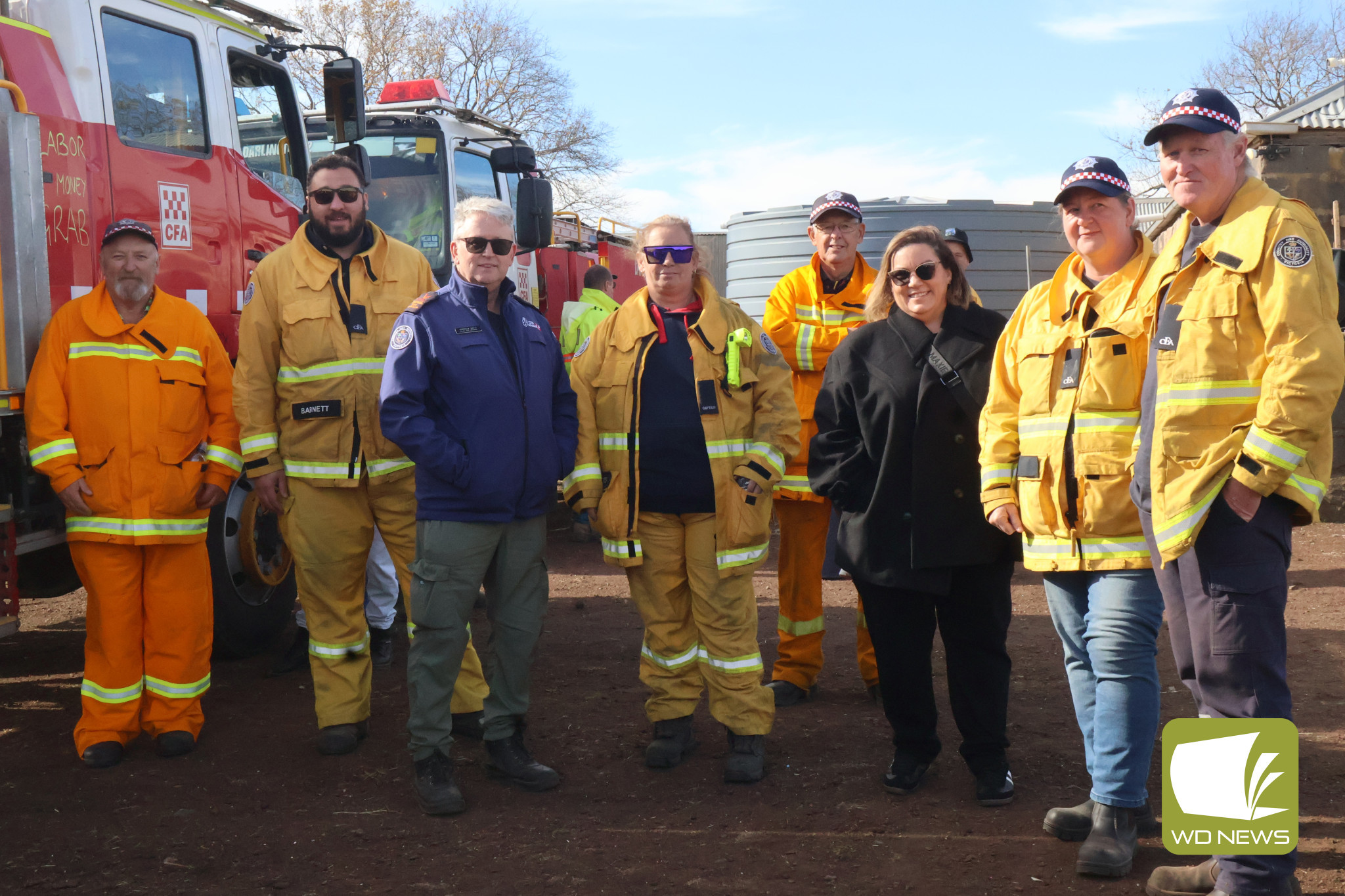 CFA volunteers were out in force to ‘Back the Bush’.