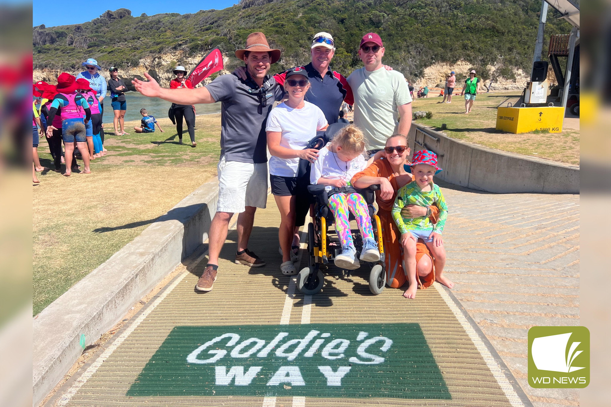 Goldie’s Way: Port Campbell beach has new accessibility features to benefit the community, thanks to the dedicated efforts of an inclusive program.