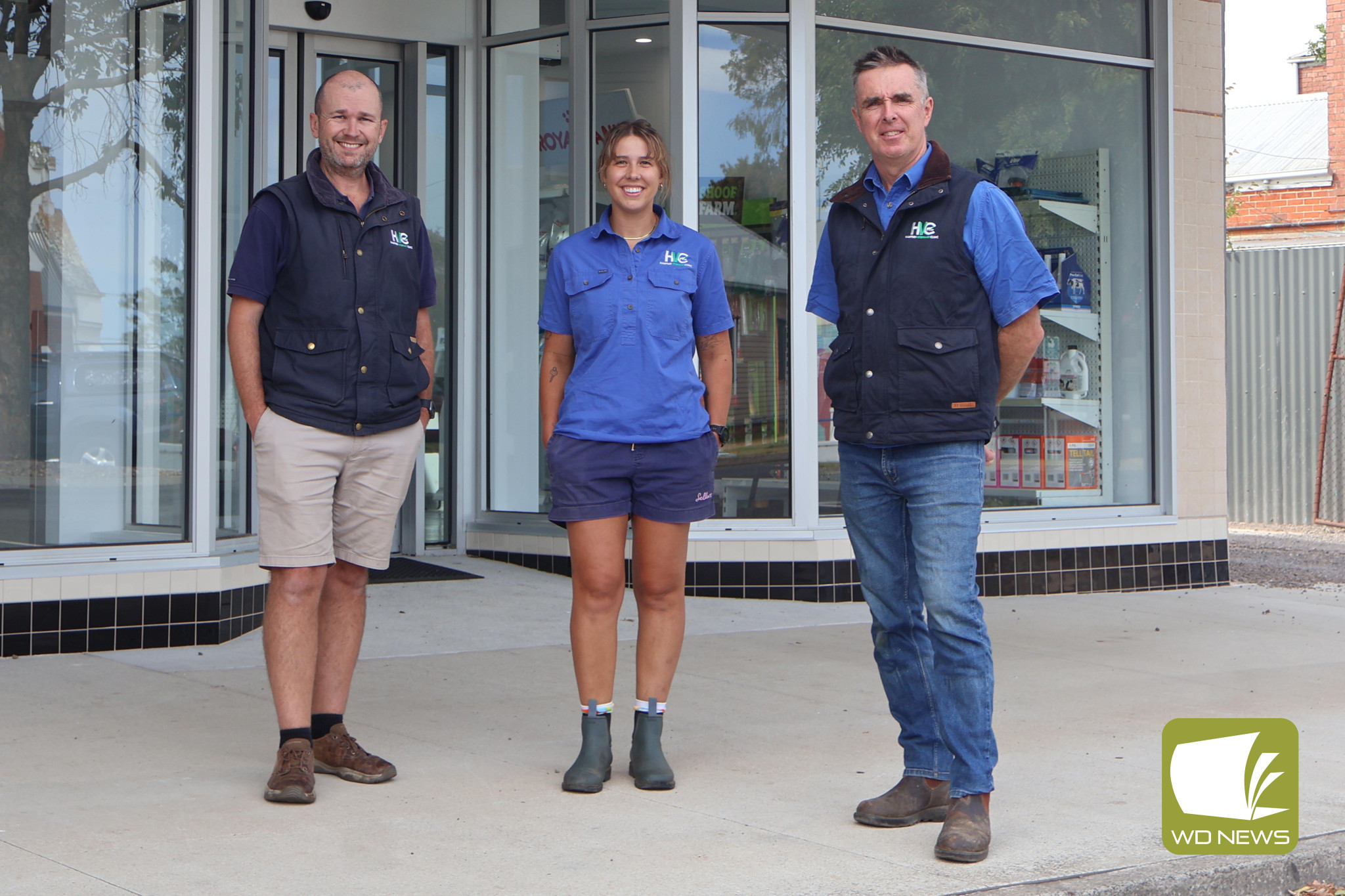 Staying in town: Hampden Veterinary Clinic hasn’t moved far, taking over a vacant building to bring more life to Curdie Street in Cobden.