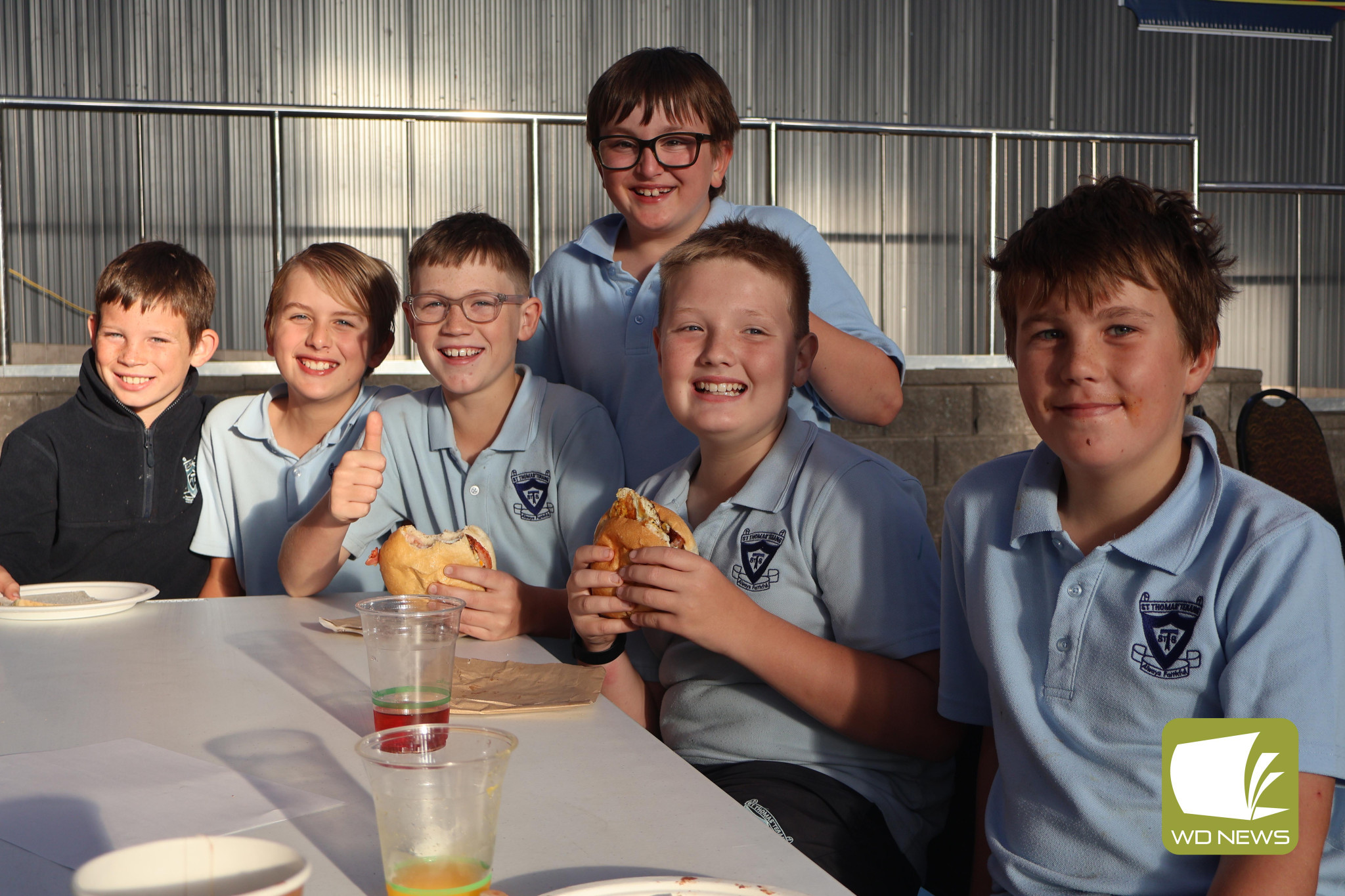 Fundraiser: St Thomas’ Primary School students were excited for the return of the school’s annual Big Breakfast event.
