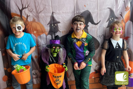 More than 80 children took part in the Simpson Halloween Trail this year.
