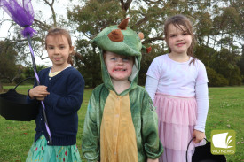 Young and old alike enjoyed the fun.