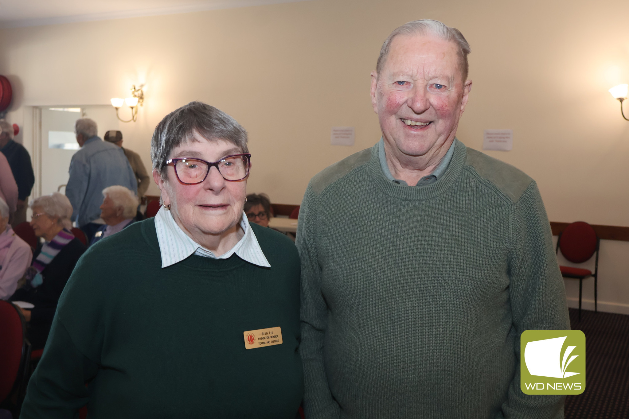 History: Betty and Kevin Lee were among those celebrating the club’s milestone.