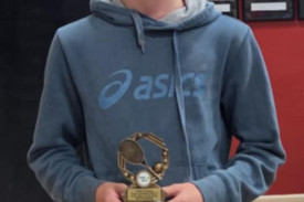 Best first year player (junior) Royce Rowe.