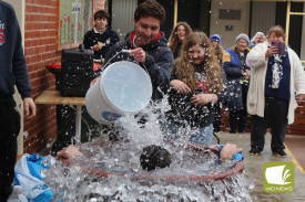 Teacher Matthew Murray took the plunge.