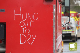 Dozens of brigades were in attendance to peacefully protest.