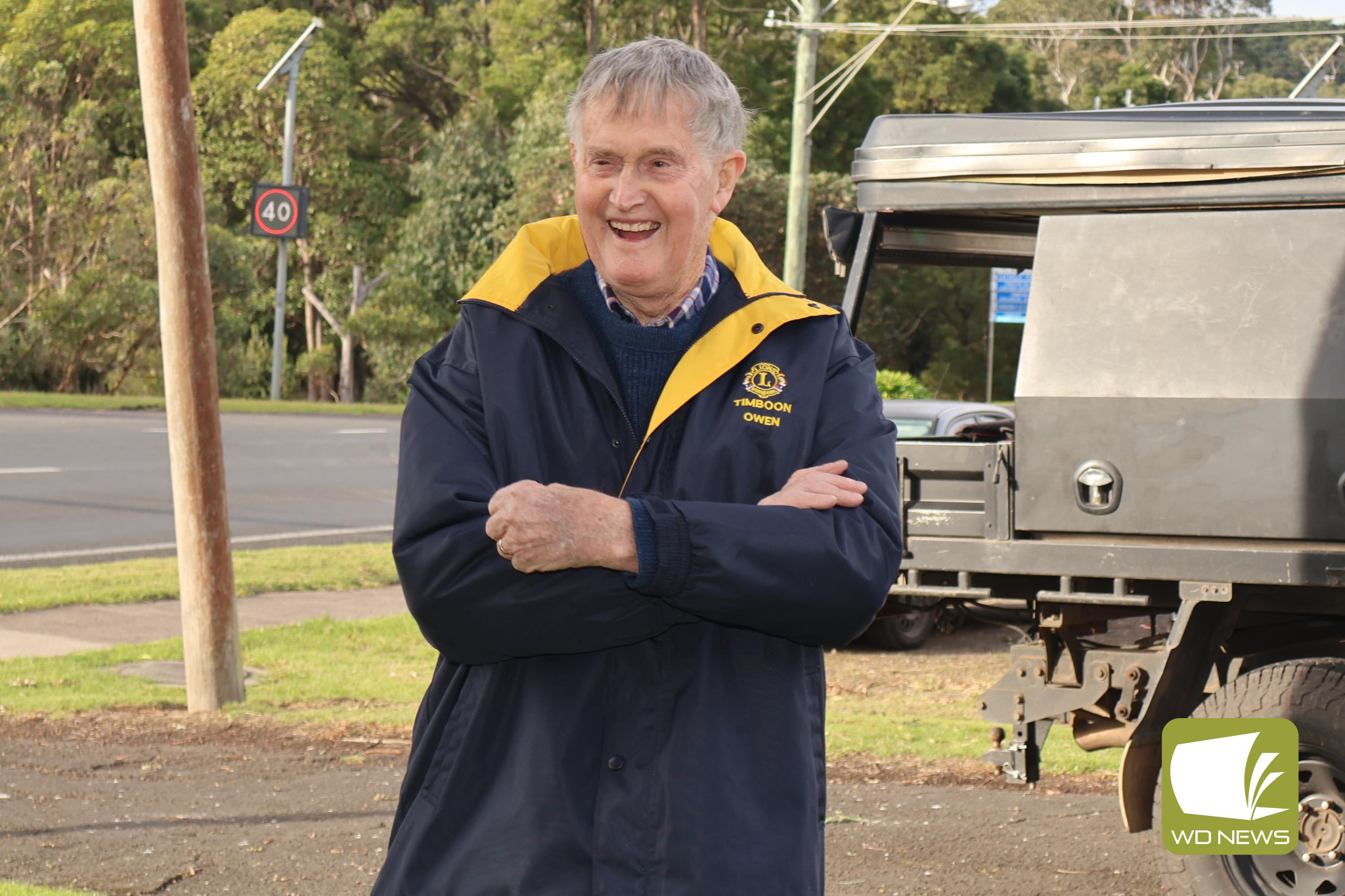 Fresh ideas: Mr Wallace hopes the next generation will one day take up the mantle, after announcing the Timboon Lions Club will fold at the end of the month.