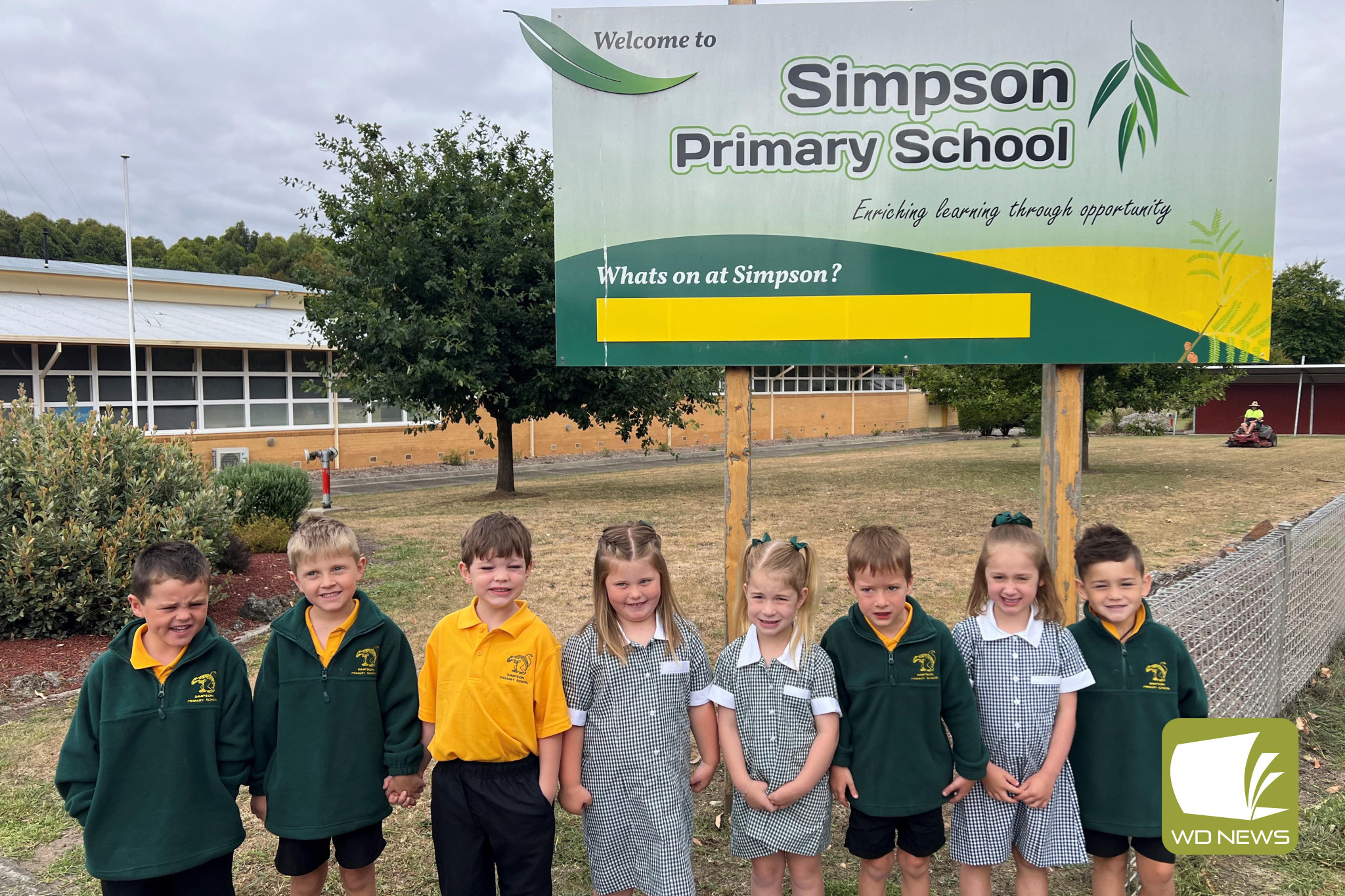 Simpson Primary School welcomed eight new students.