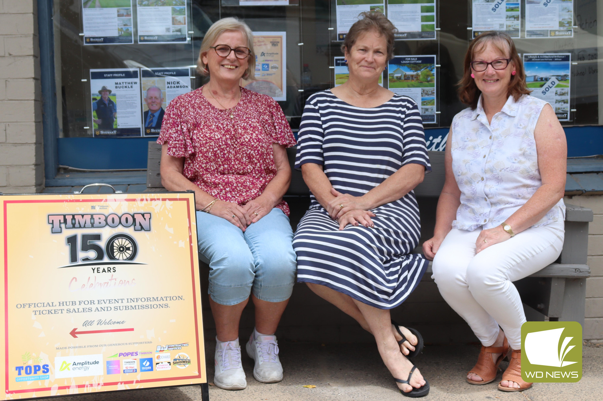 Doors are open: A hub on Main Street has opened for visitors to pop in and learn more about the Timboon 150th anniversary celebrations or offer to volunteer.