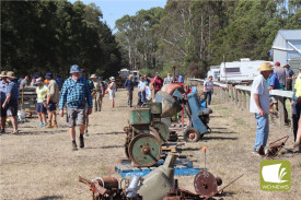 Hundreds of vintage items were up for grabs at the auction on Saturday morning.