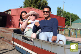 Those enjoying the rides were all smiles.