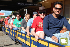 Trains were full to capacity as everyone enjoyed an evening of rides.