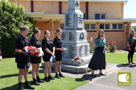 School acting principal Illona Watkins led the service.