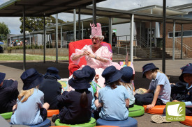 Students from three schools took part in the annual day.