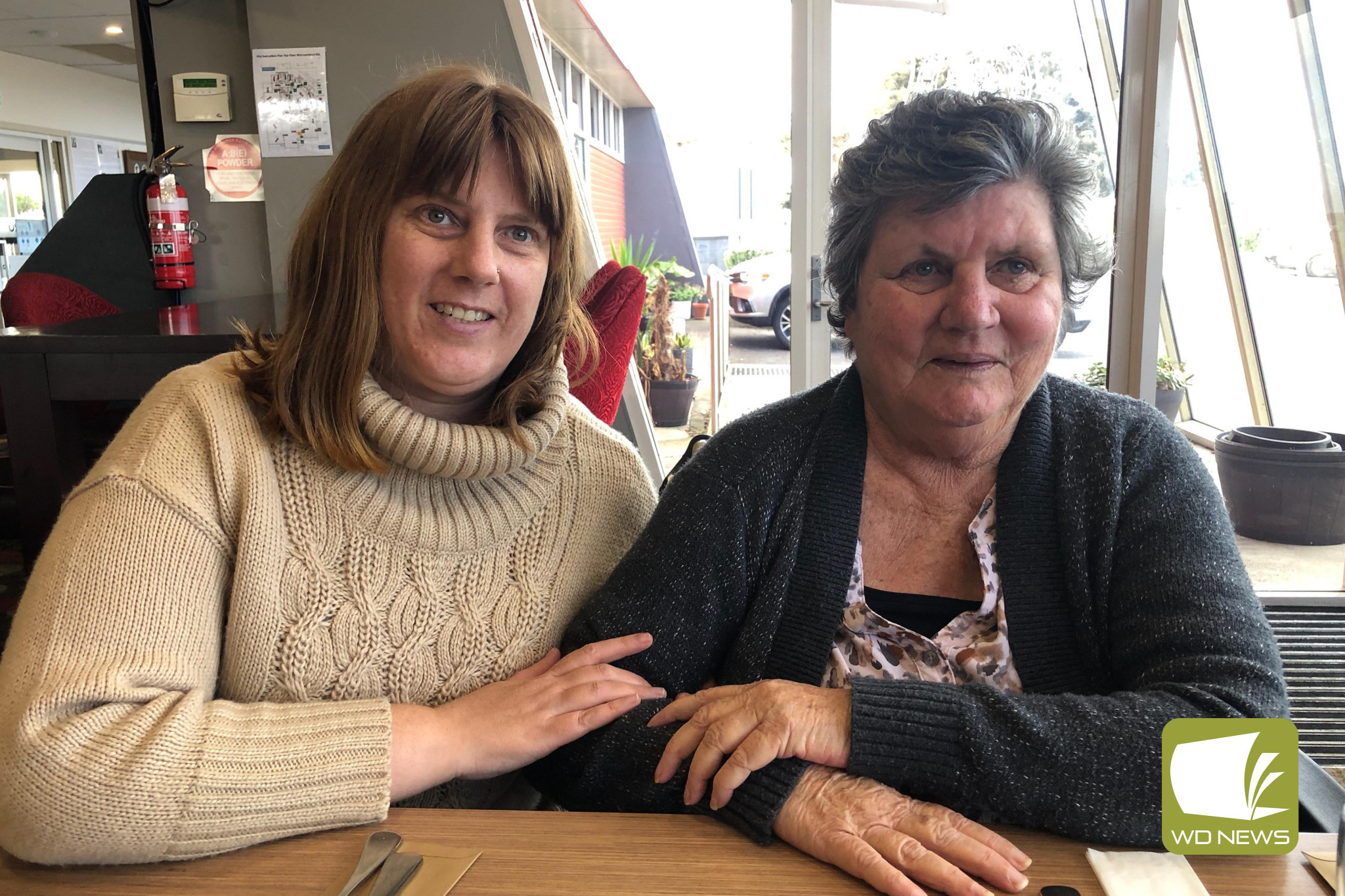 For mum: Kellarnie Edwards has taken up the challenge in honour of her mother Jan Edwards, who is facing a cancer battle.