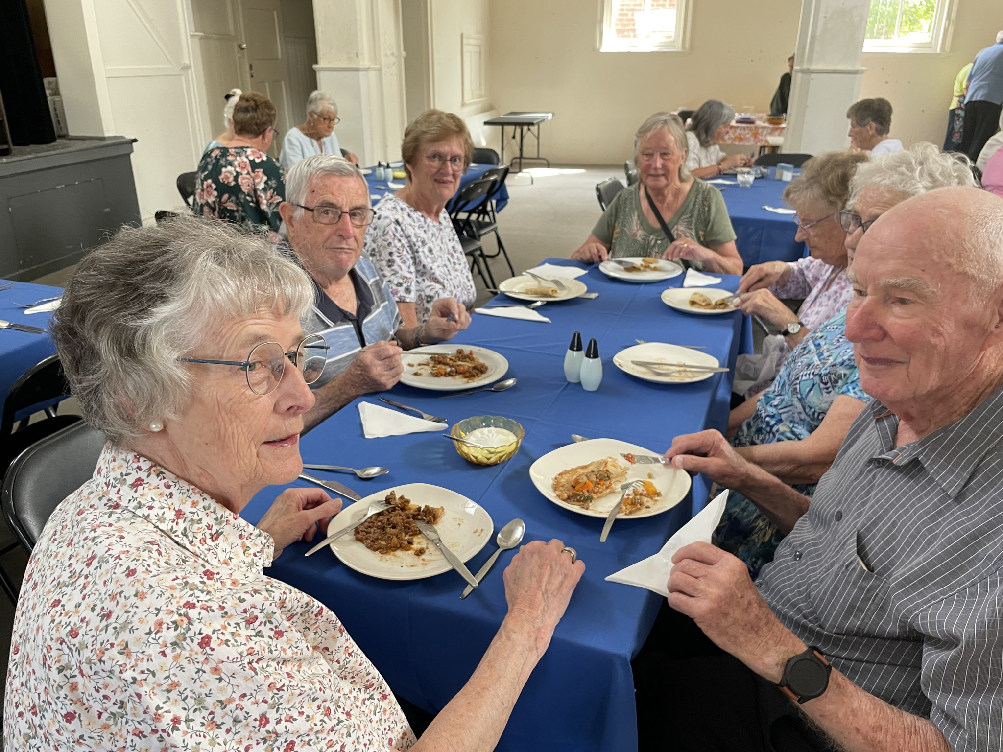 Attendees at Camperdown’s Shrove Tuesday enjoyed a range of savoury and sweet pancake dishes.