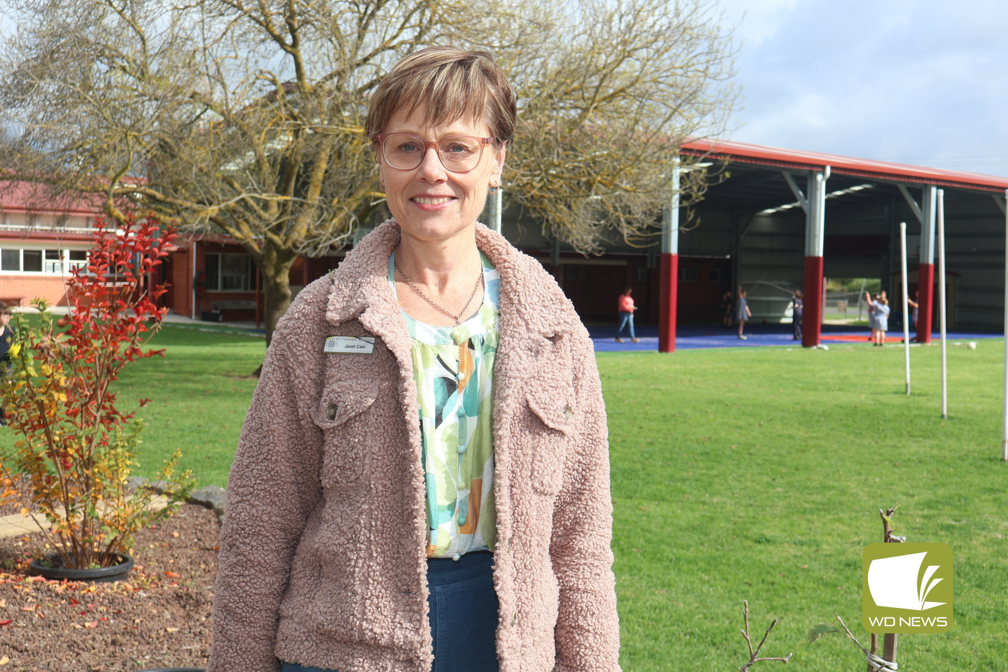 Growth: Reflecting on her three decades of commitment to education, Mrs Cain said she believed an emphasis on student wellbeing had been among the biggest changes.