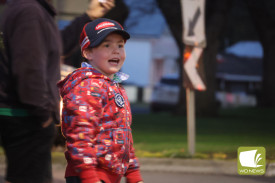 Some of the region’s younger residents were full of enthusiasm to see the convoy arrive.