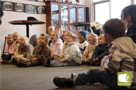 Children were awed by Dazzling Dan the Magic Man.