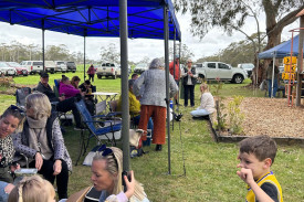 Together: Families enjoyed a day of music.