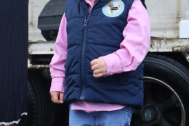 Matilda Maher took home the Tiny Tot of the Show first place ribbon.