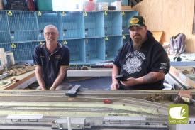 Choo-choo!: Amongst the new additions to the show was the Warrnambool Model Railway Club, who had a table for attendees to have a go at conducting.