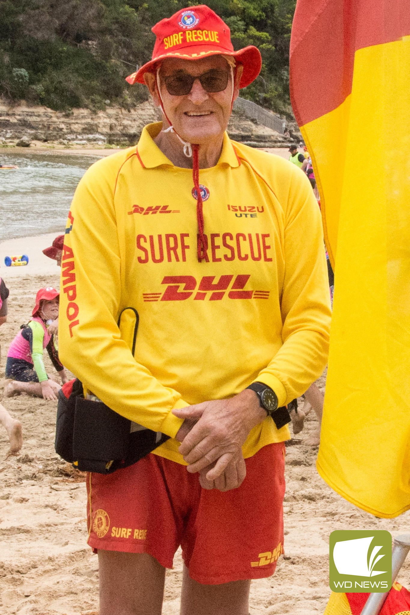 Dedication: Port Campbell volunteer David McKenzie was “chuffed” to receive the Emergency Services Medal earlier this month.