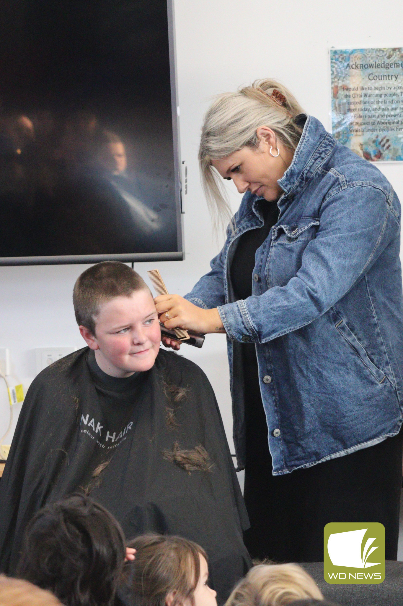 Lenny’s shave helped raise more than $2000.