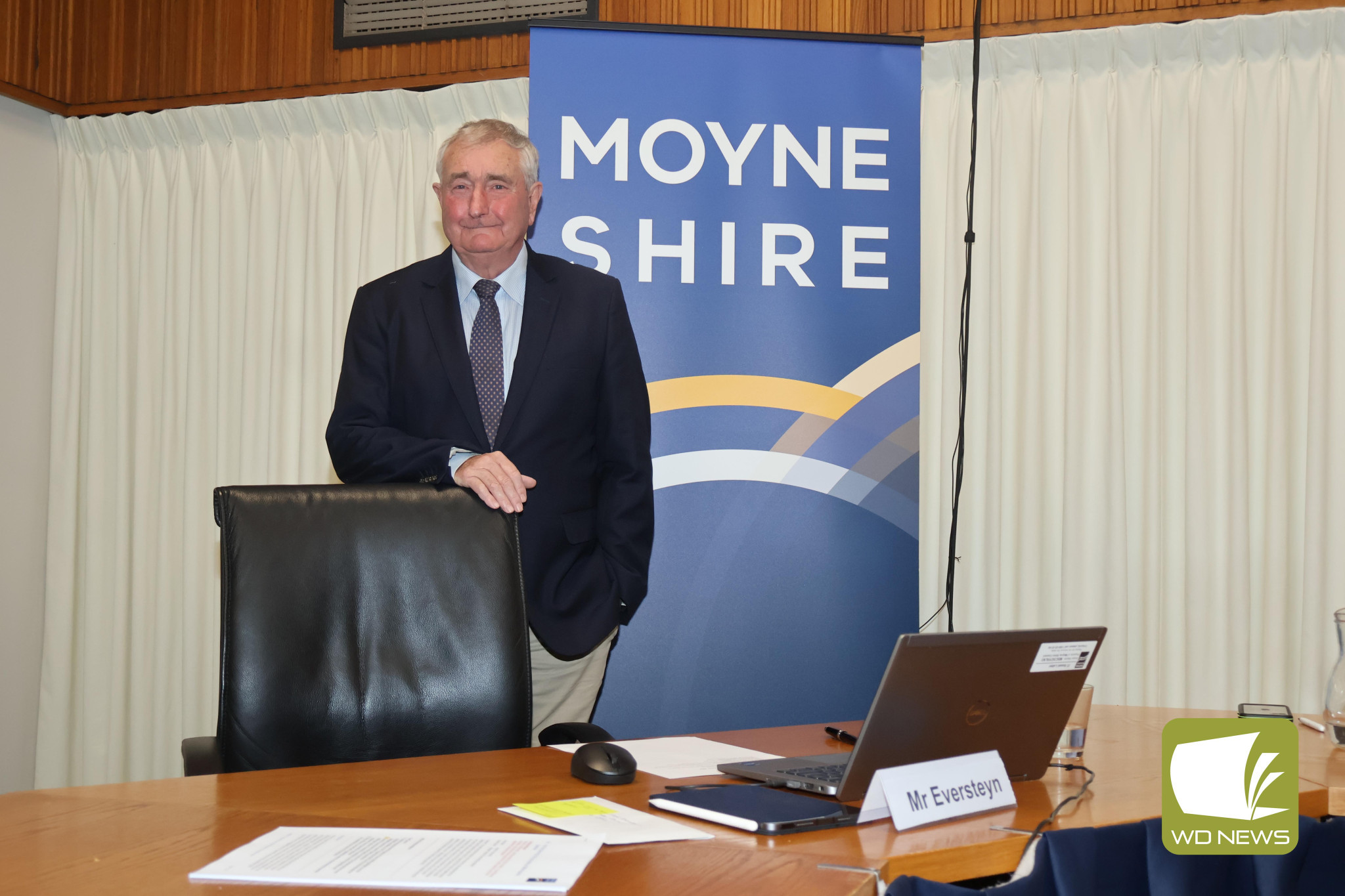 Time for new eyes: Among the Moyne Shire councillors who will not be recontesting is mayor Ian Smith, who has been a councillor for the past eight years.