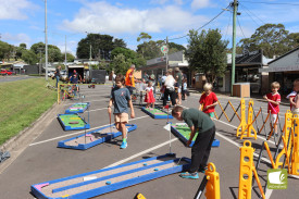 There was mini golf and bikes to keep the kids entertained.