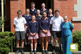 Mercy Regional College student leaders.