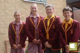 St Patrick’s Primary School student leaders.
