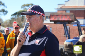 Chocolyn CFA secretary Leigh Harry thanked those who showed their support.