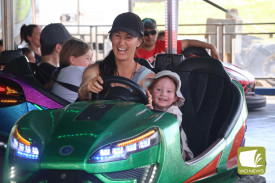Smash hit: Bumper cars were a new addition at the 2024 Noorat Show, and proved one of the more popular attractions.