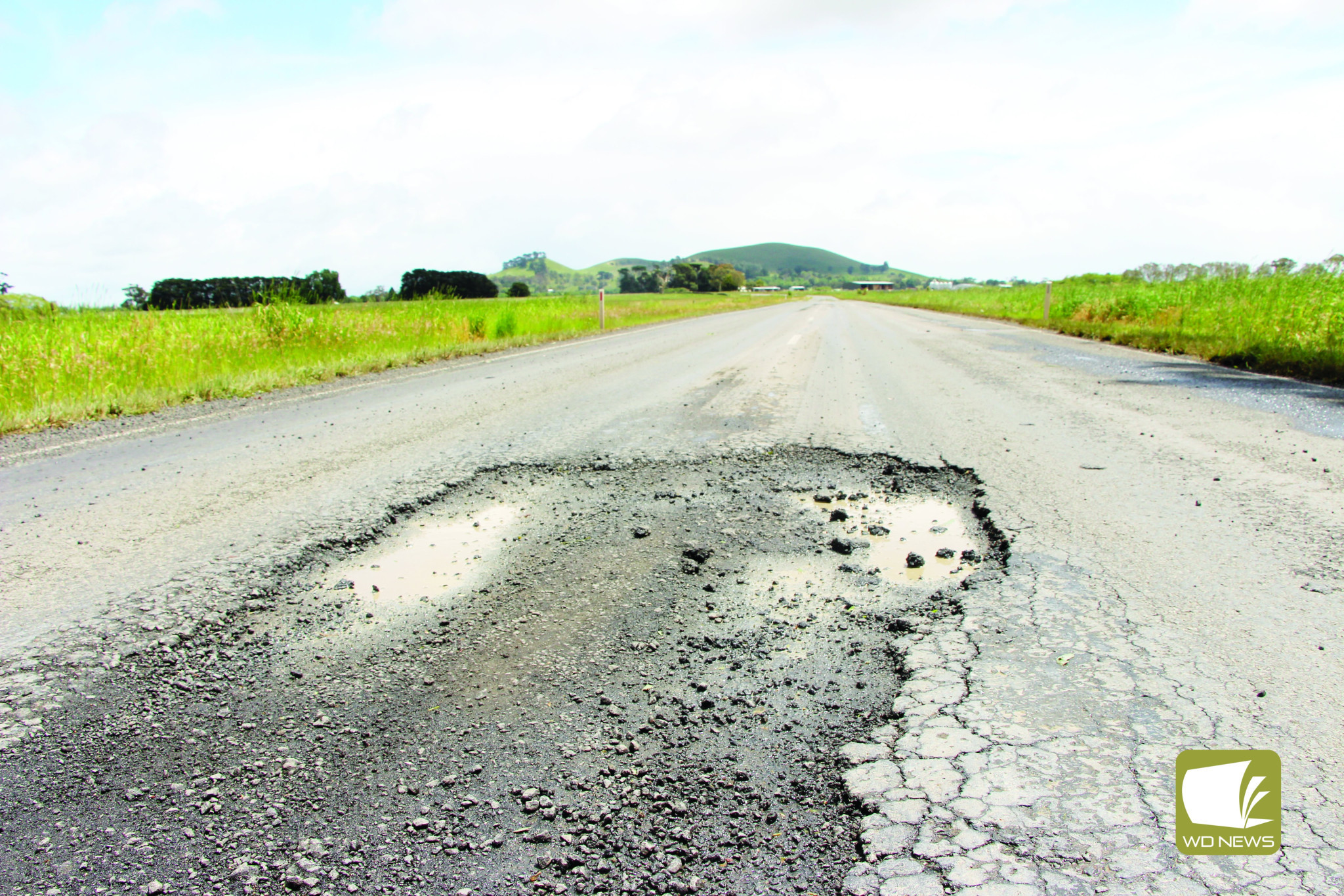 Damage: Mackinnons Bridge Road has been among the most damaged roads in the region over the past few years, with potholes consistently causing issues for drivers.
