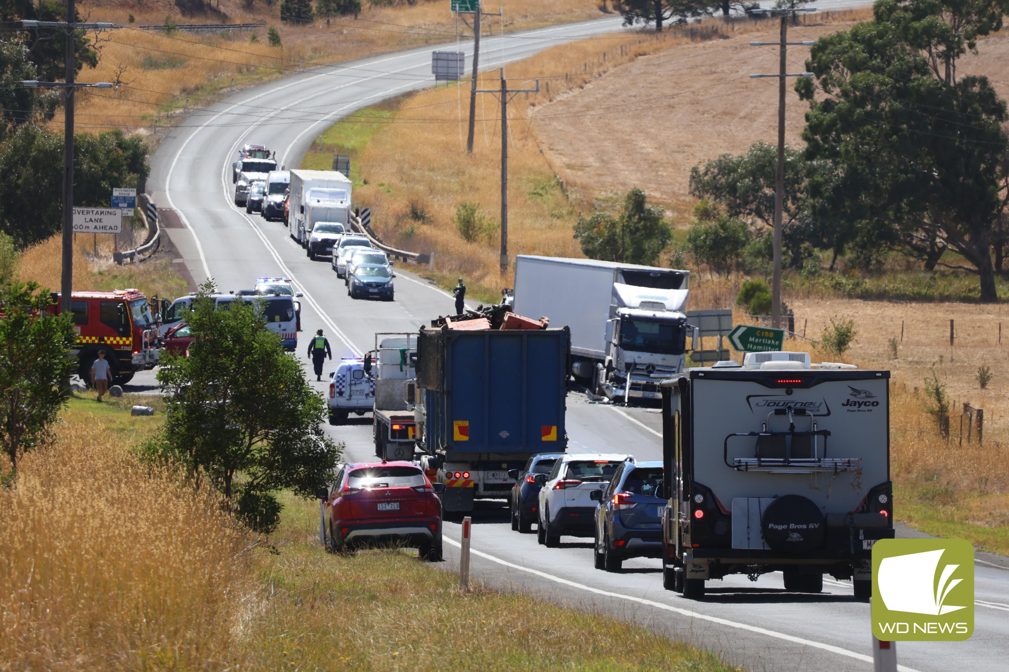 Dangerous: Caution has been urged after a three-vehicle crash on the Princes Highway last week miraculously did not result in any severe injuries.