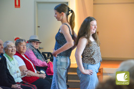 Students from Timboon P-12 went to the op shop ahead of time to pick their own outfits.
