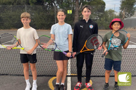 Premiers, Dunlop: Jack Bourke, Charlotte Dean, Royce Rowe and Hafidh Sage.
