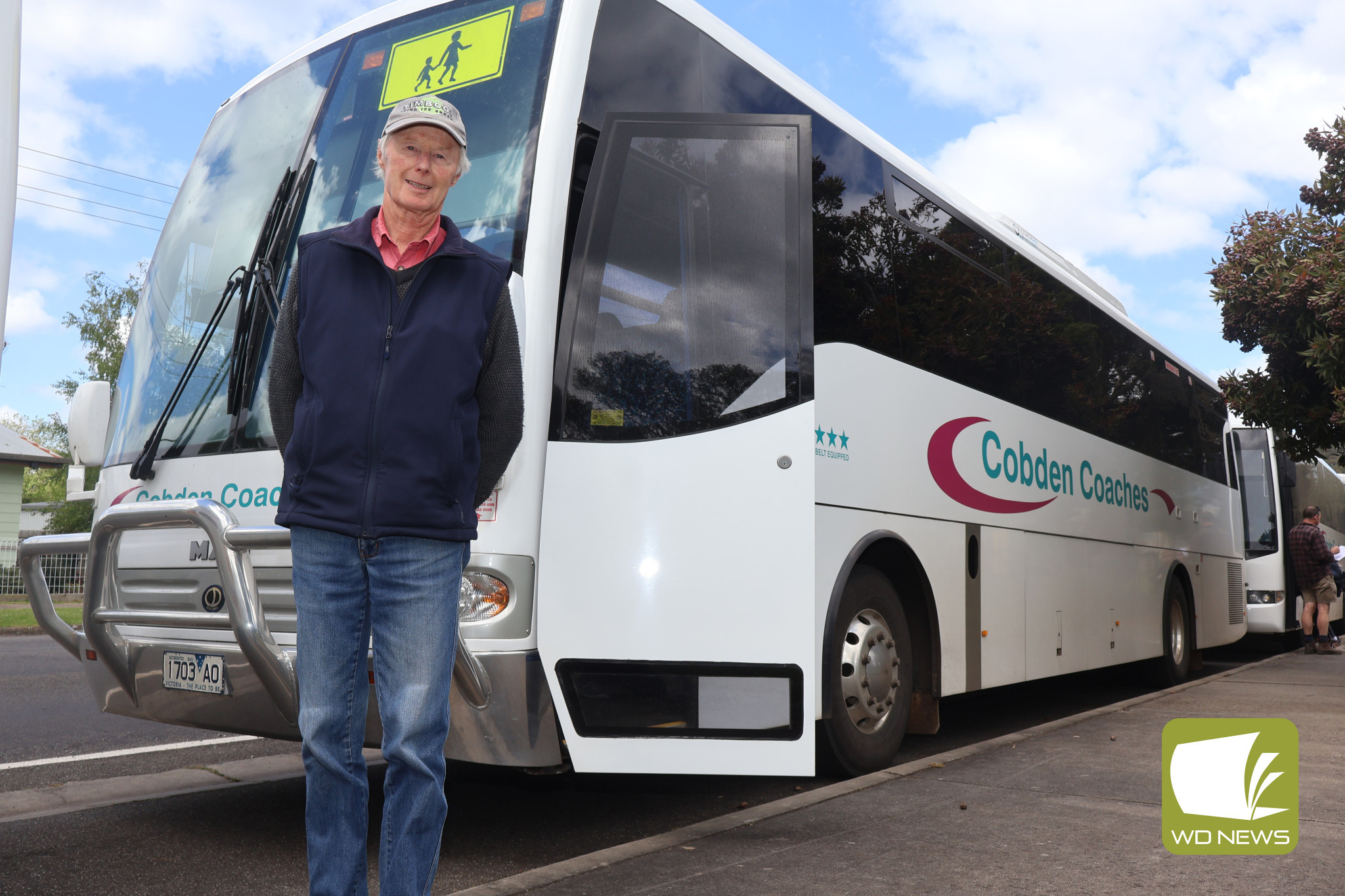 All the best: Barry Coverdale has transported multiple generations of south west Victorian students to school over his 52 years.