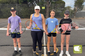 Runners-up, Asics: Chase Fleming, Jasmine Plozza, Elizabeth Plozza and Isabel Moloney.