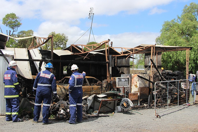 Blaze engulfs shed and valuables - feature photo