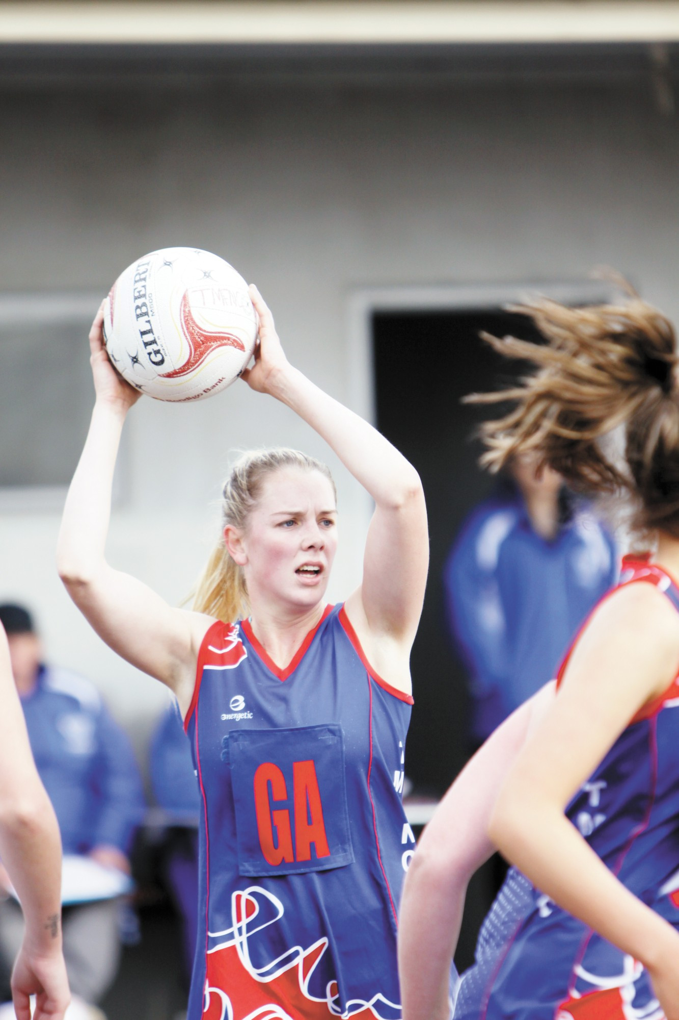 Right: Talented goaler Jacqui Arundell will add strength to the Bloodsline-up against Portland on Saturday.
