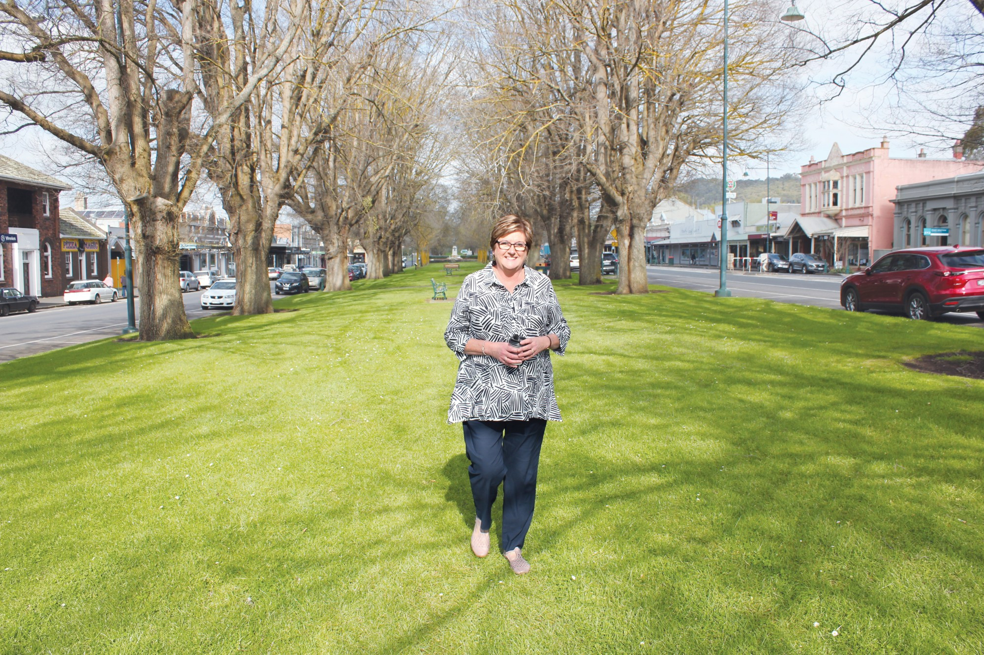 Mayor Ruth Gstrein is calling for urgent funding for a number of local roads.