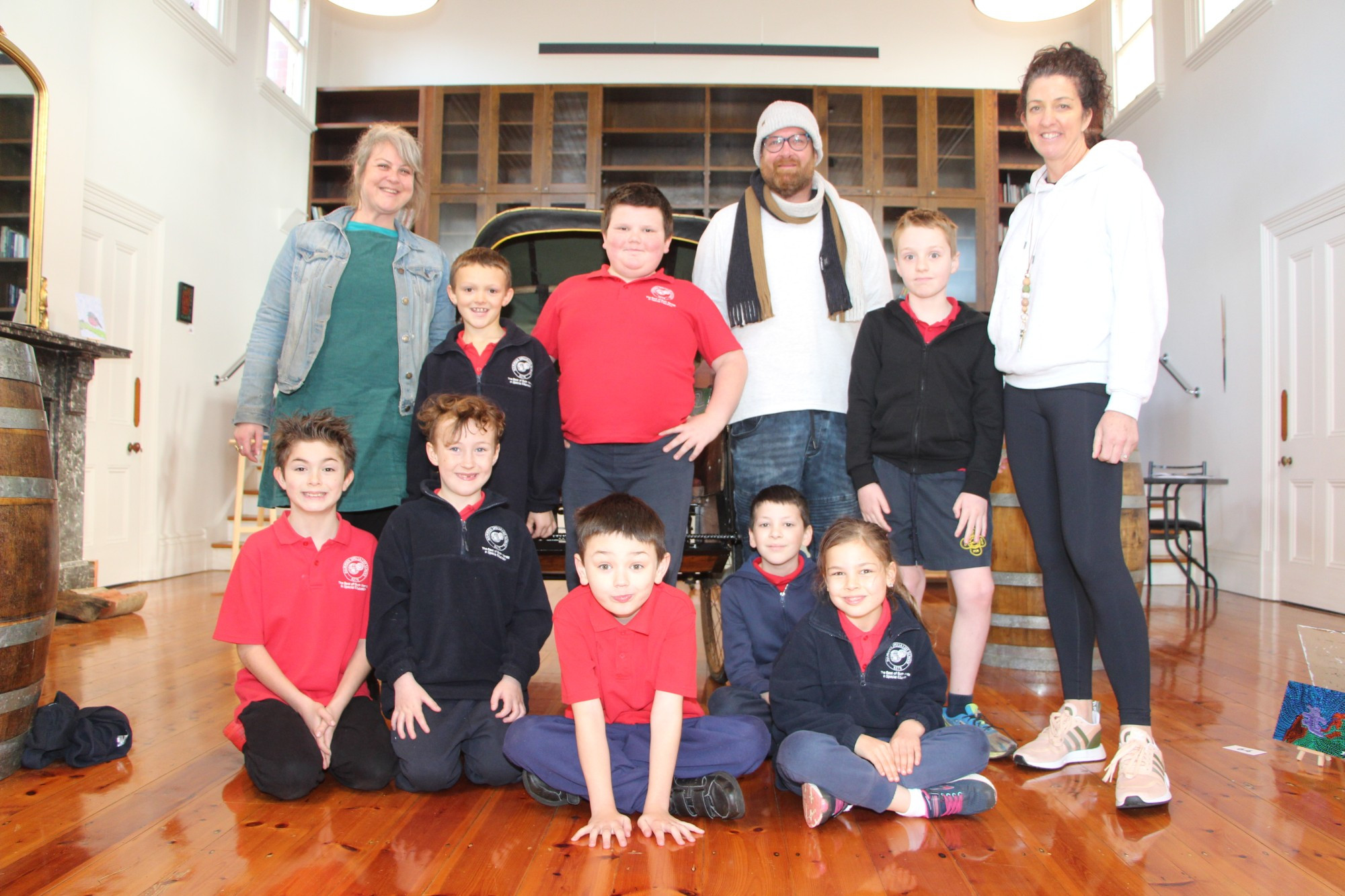 Now open: Hampden Specialist School made a visit to a new art exhibition in Terang to strengthen their understanding of a unique style of art.