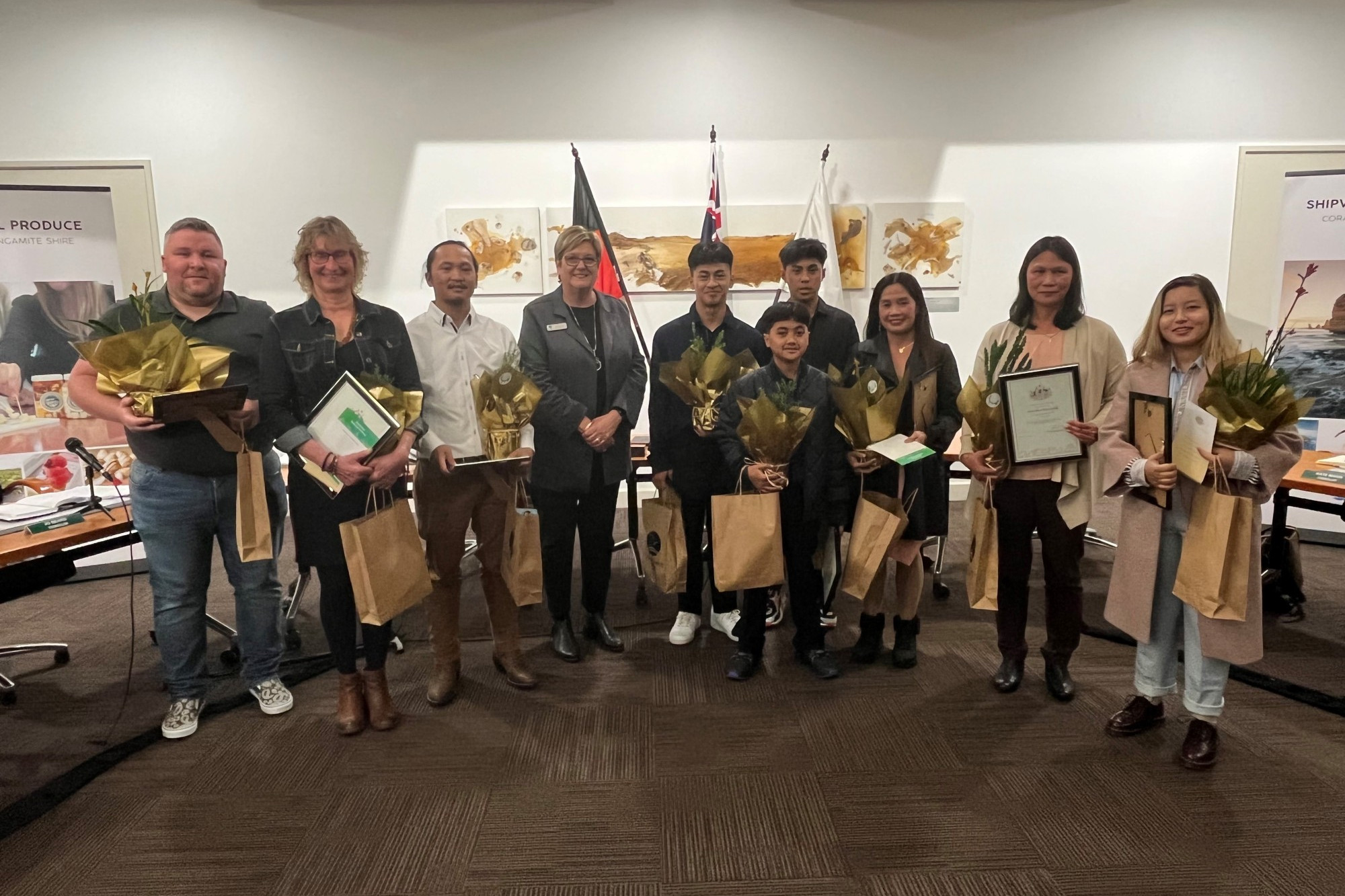 Citizens: A citizenship ceremony was held at last week’s Corangamite Shire Ordinary Meeting of Council.